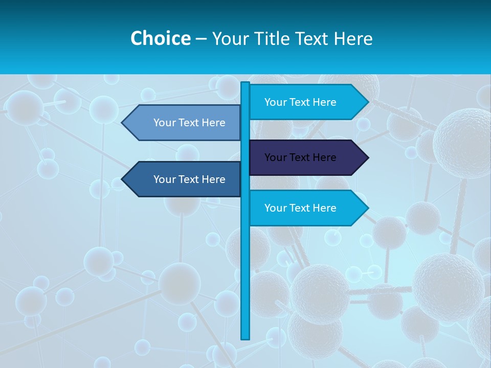 Molecule Web Molecular PowerPoint Template