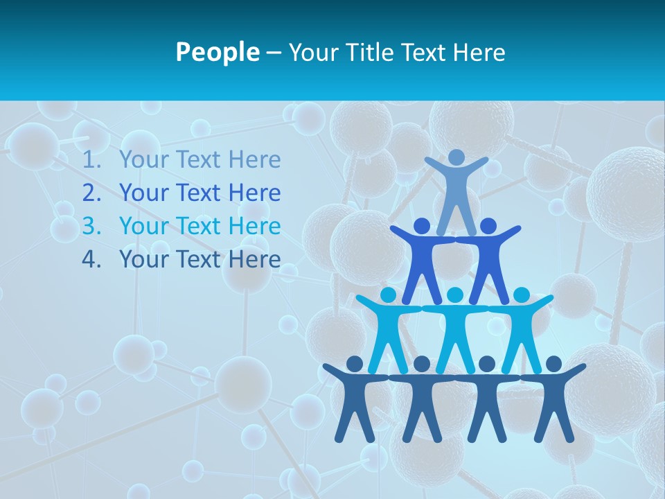 Molecule Web Molecular PowerPoint Template