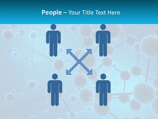 Molecule Web Molecular PowerPoint Template