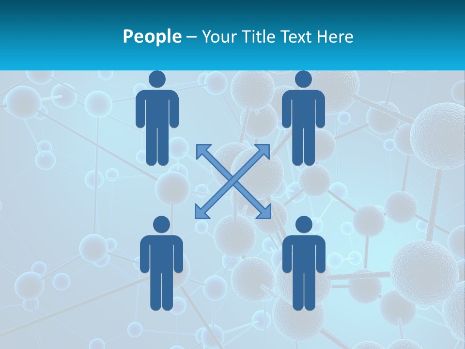 Molecule Web Molecular PowerPoint Template