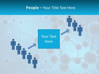 Molecule Web Molecular PowerPoint Template