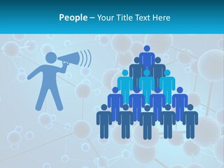 Molecule Web Molecular PowerPoint Template