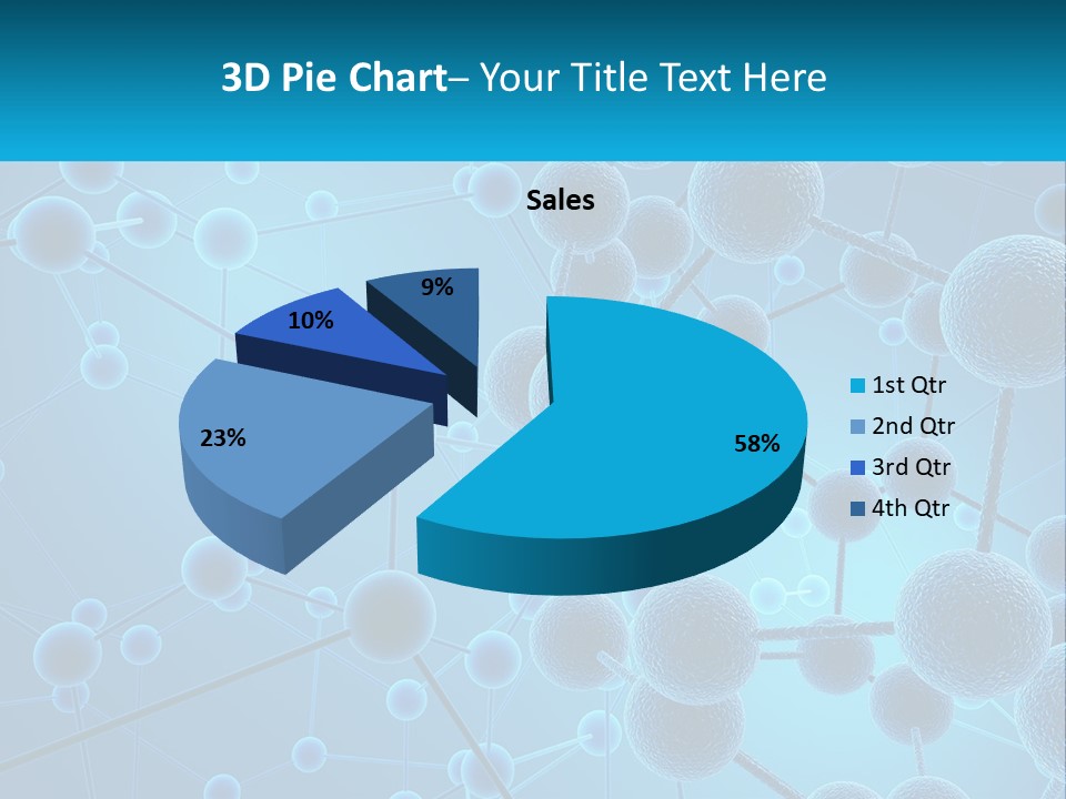 Molecule Web Molecular PowerPoint Template