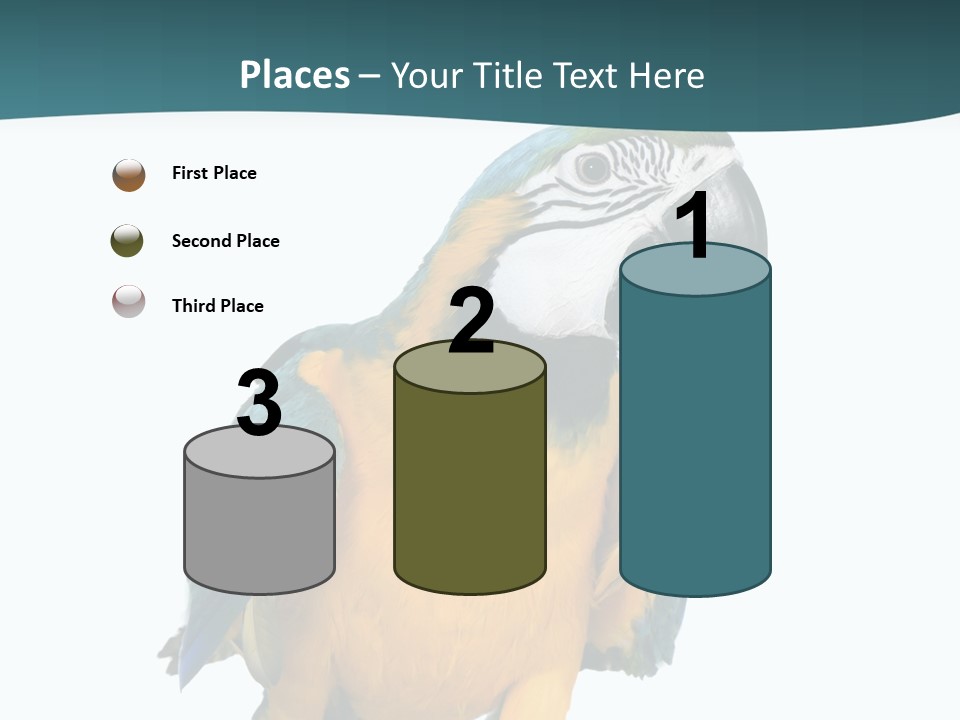Blue Animal View PowerPoint Template