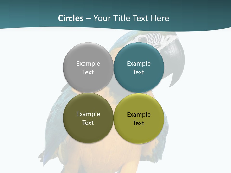 Blue Animal View PowerPoint Template