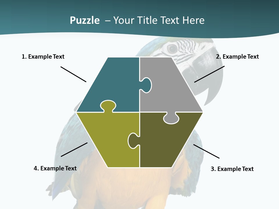 Blue Animal View PowerPoint Template