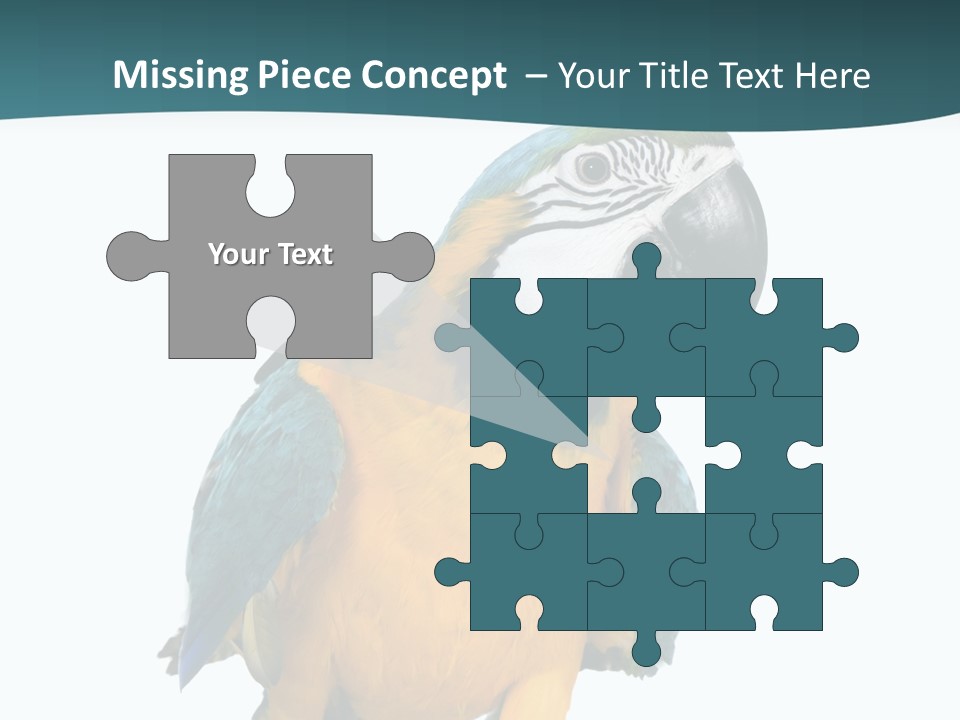 Blue Animal View PowerPoint Template