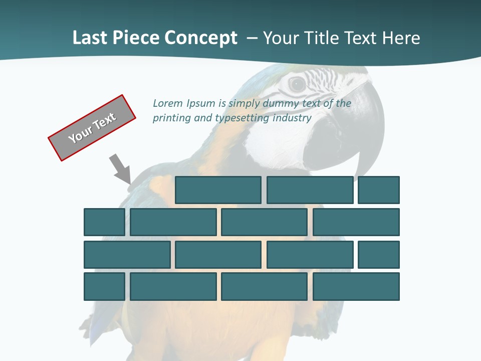 Blue Animal View PowerPoint Template