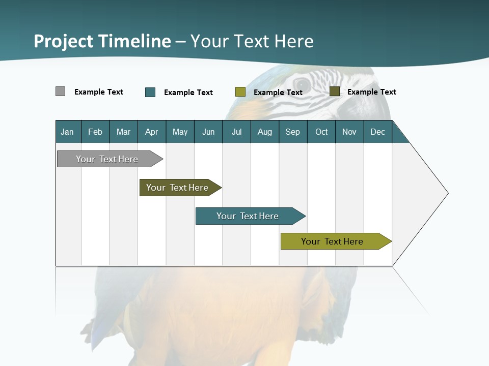 Blue Animal View PowerPoint Template