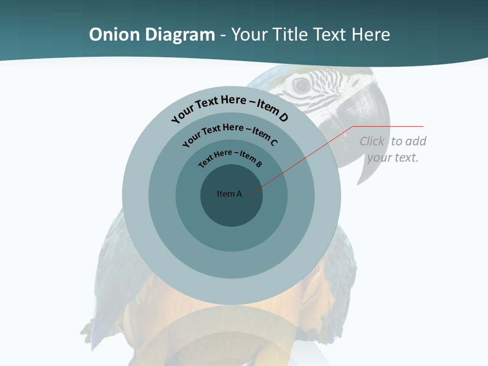 Blue Animal View PowerPoint Template