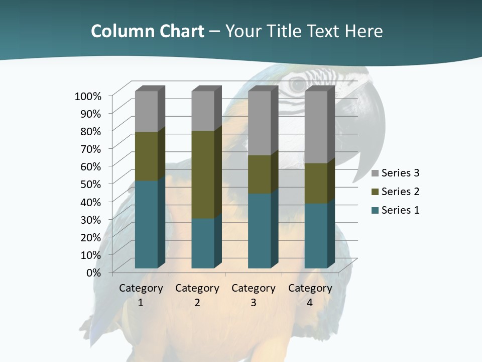 Blue Animal View PowerPoint Template