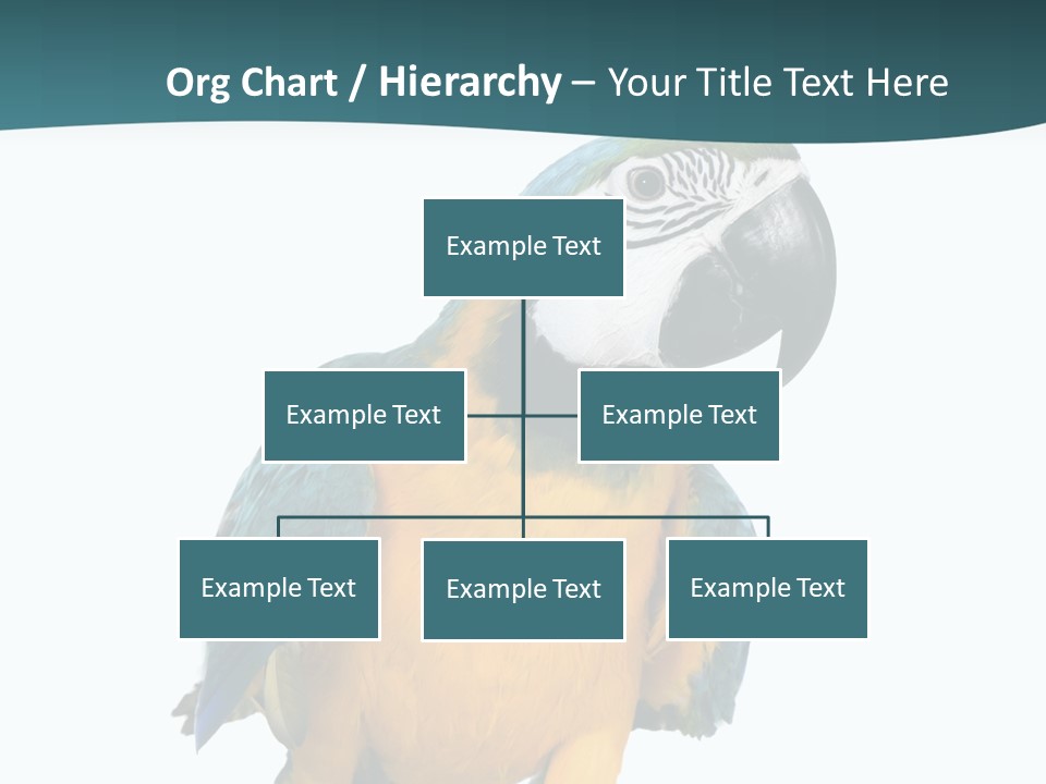 Blue Animal View PowerPoint Template