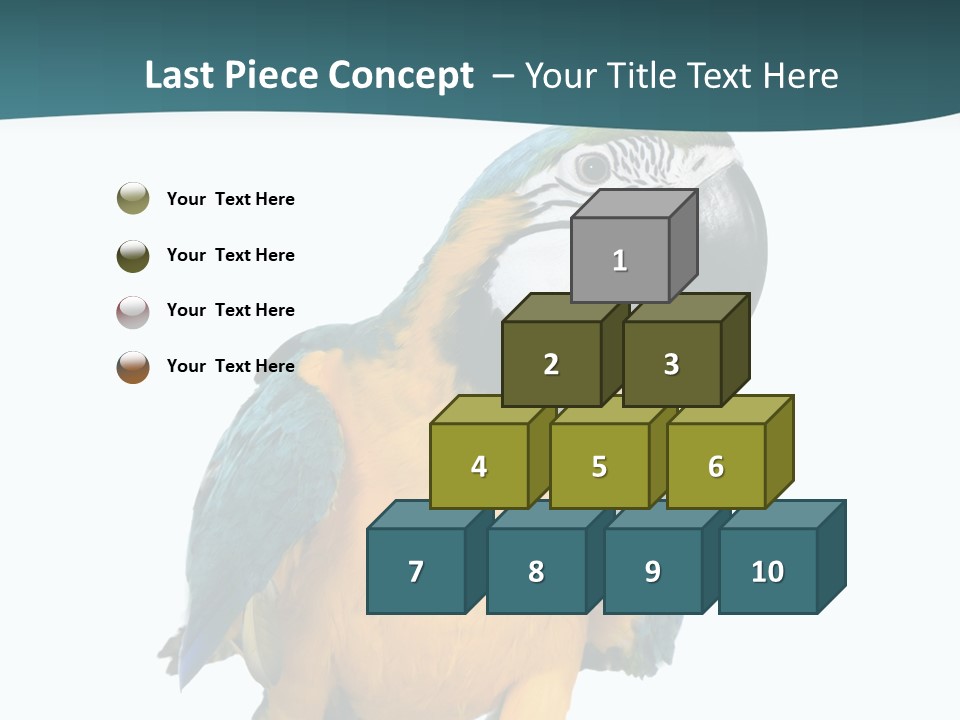 Blue Animal View PowerPoint Template