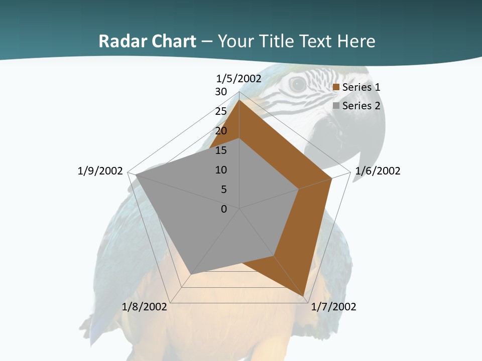 Blue Animal View PowerPoint Template