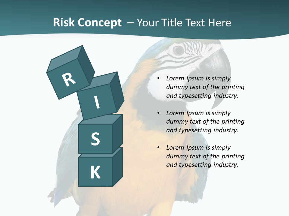 Blue Animal View PowerPoint Template