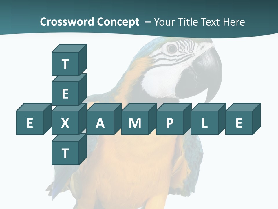 Blue Animal View PowerPoint Template