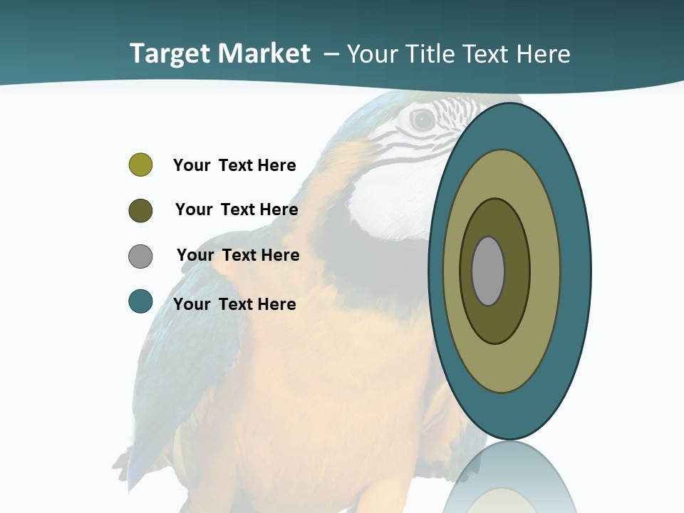 Blue Animal View PowerPoint Template