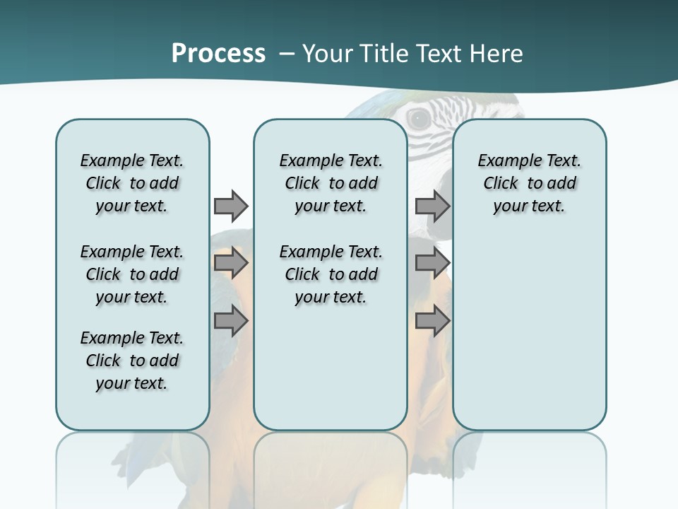 Blue Animal View PowerPoint Template