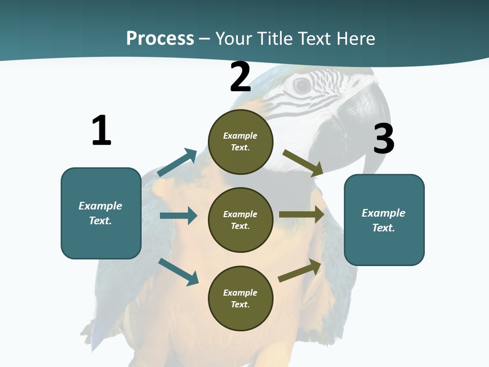 Blue Animal View PowerPoint Template