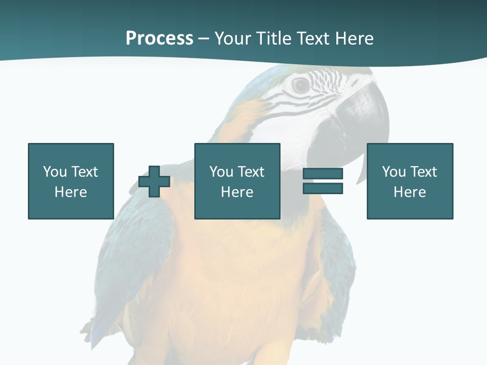 Blue Animal View PowerPoint Template