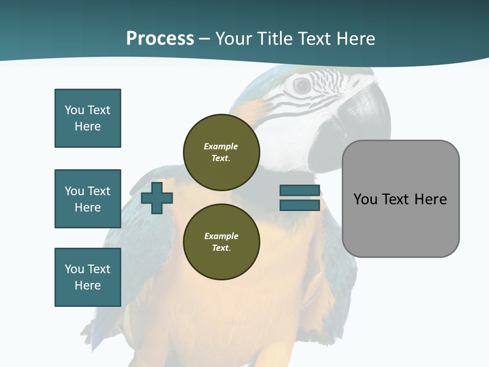 Blue Animal View PowerPoint Template