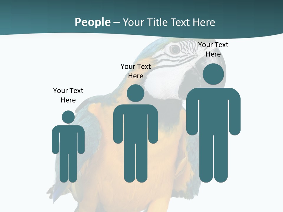 Blue Animal View PowerPoint Template