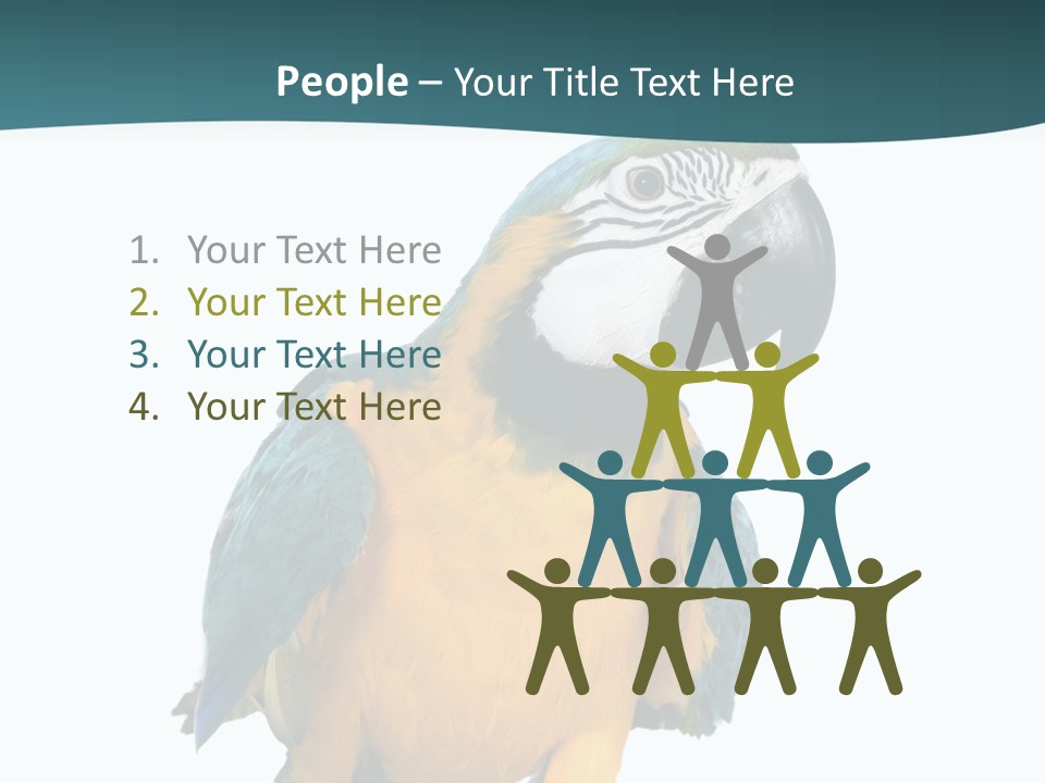 Blue Animal View PowerPoint Template