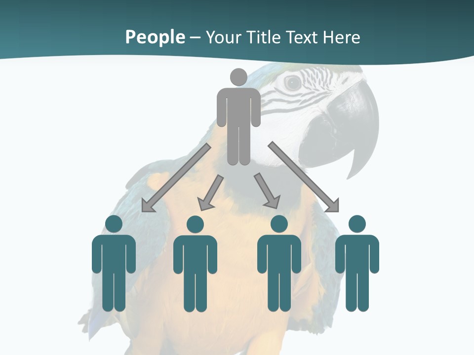 Blue Animal View PowerPoint Template