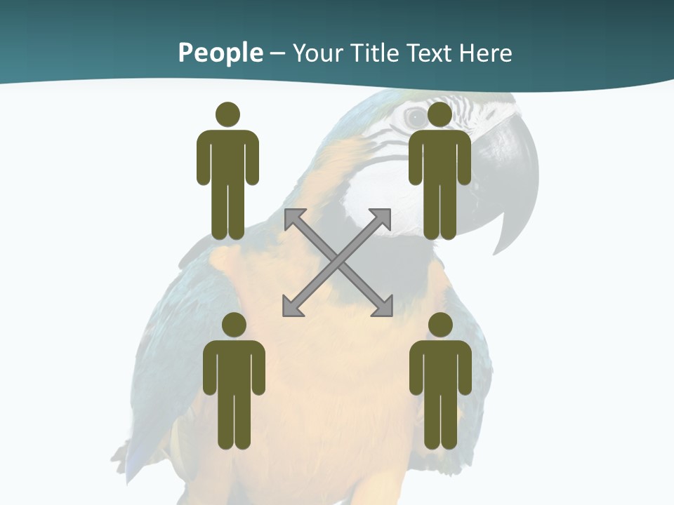 Blue Animal View PowerPoint Template