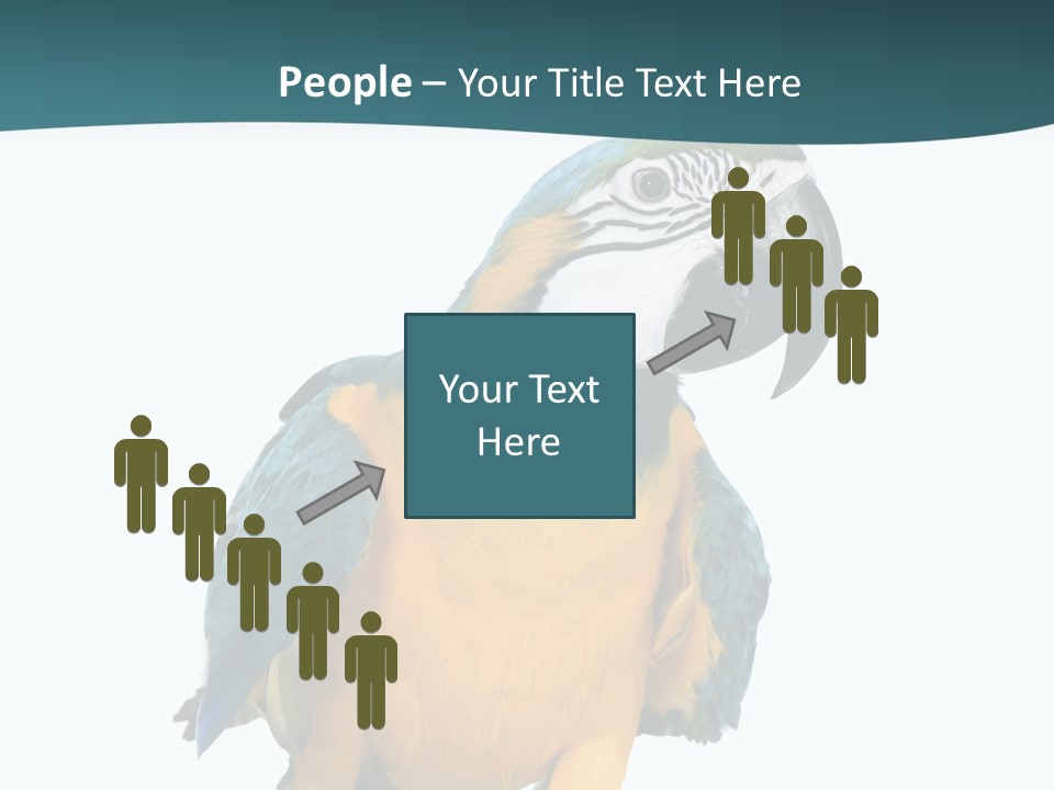 Blue Animal View PowerPoint Template