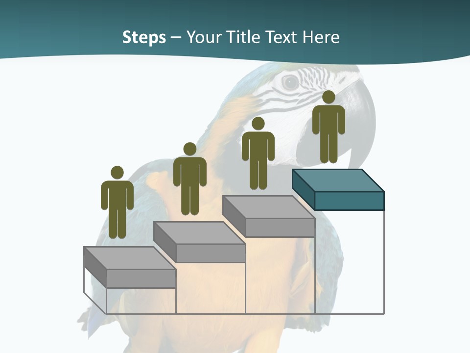 Blue Animal View PowerPoint Template