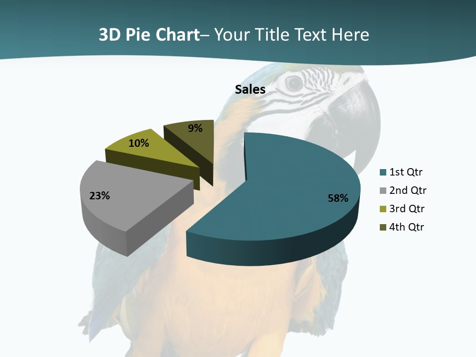 Blue Animal View PowerPoint Template