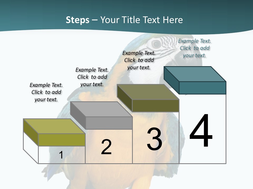 Blue Animal View PowerPoint Template