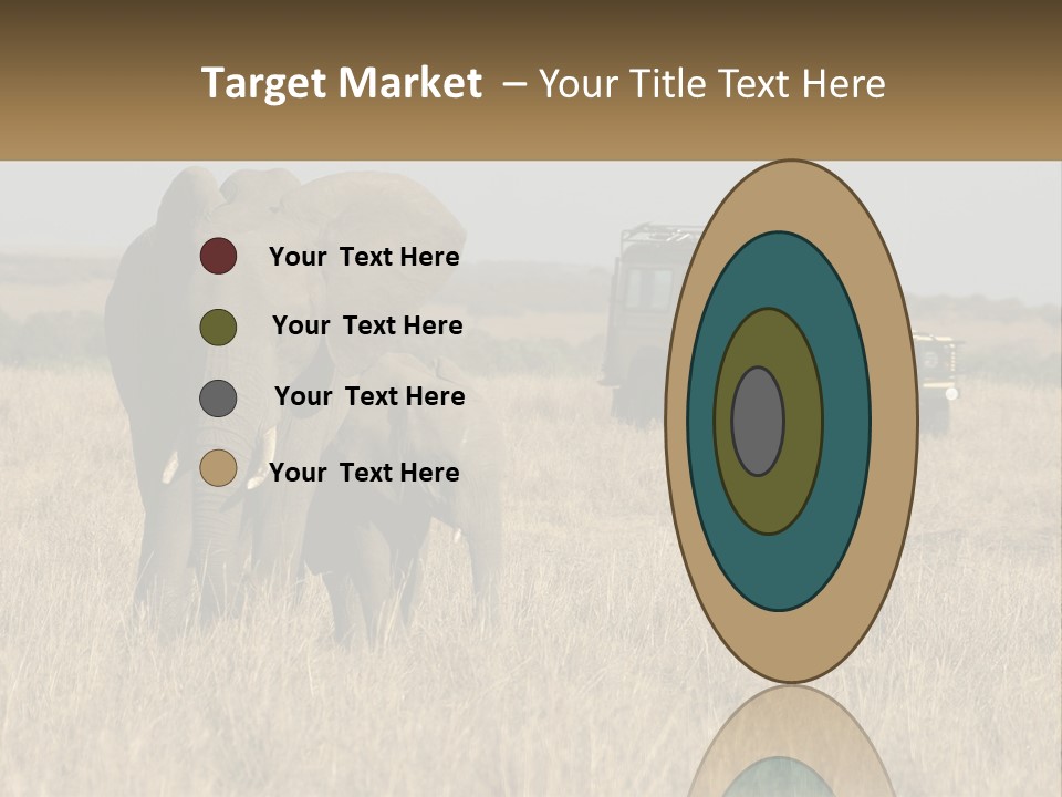 Elephant Fourwheel Mara PowerPoint Template