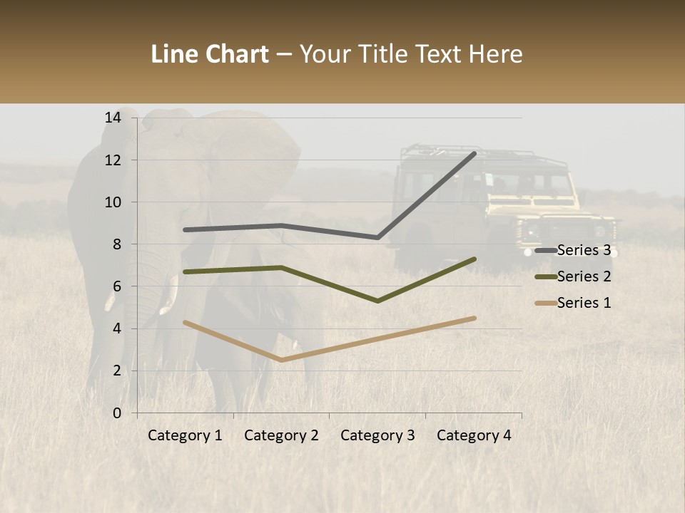 Elephant Fourwheel Mara PowerPoint Template