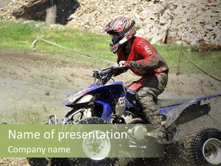 Winning Moving Outdoors PowerPoint Template