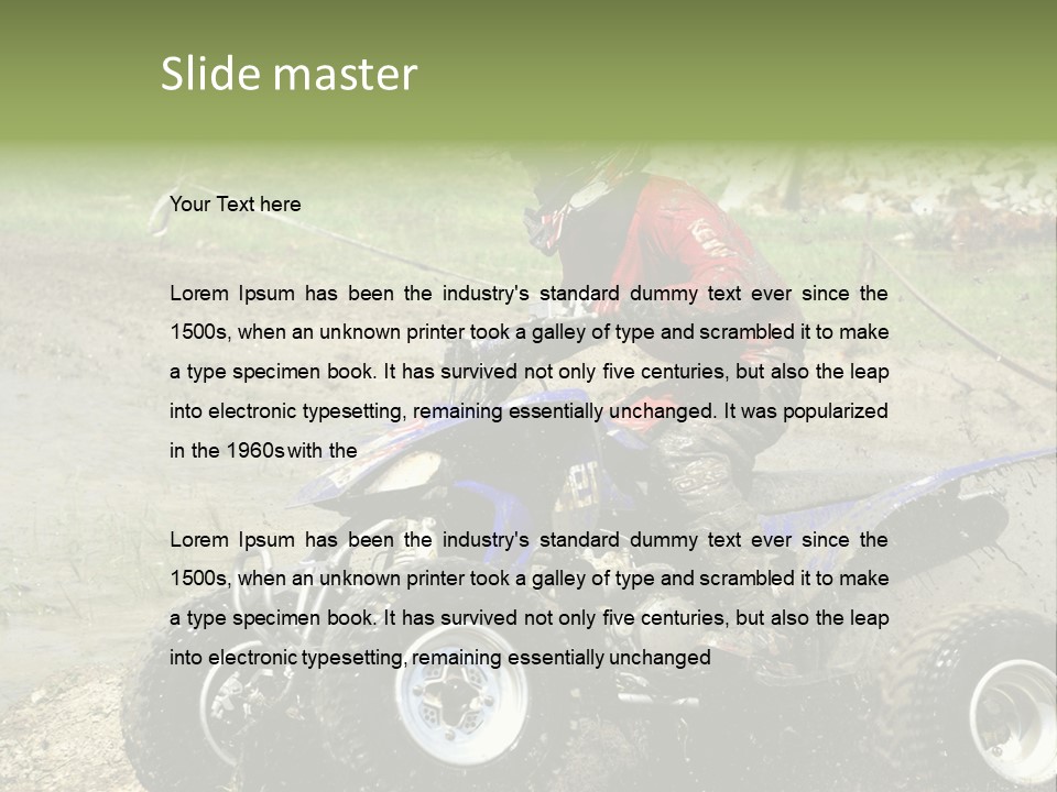 Winning Moving Outdoors PowerPoint Template