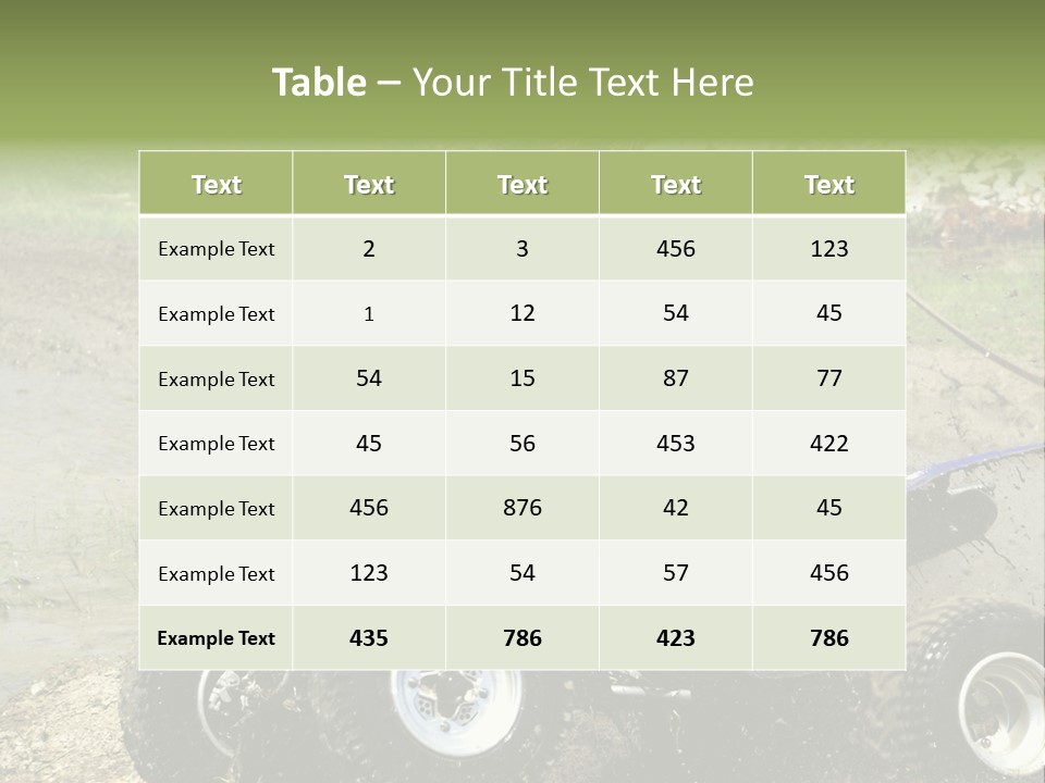 Winning Moving Outdoors PowerPoint Template