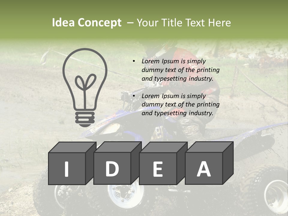 Winning Moving Outdoors PowerPoint Template
