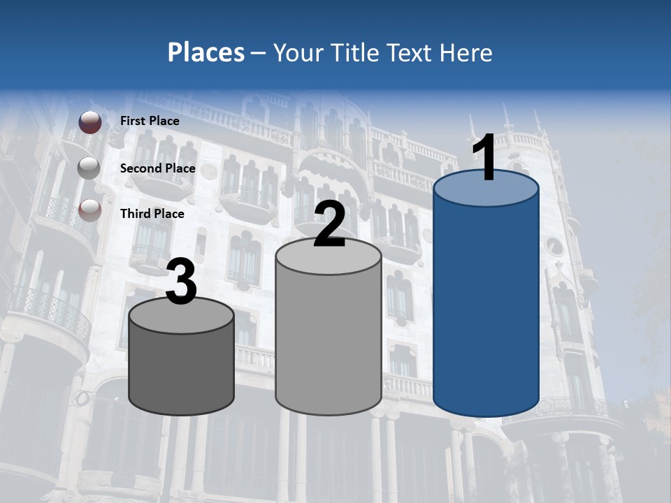 Vacation Center Spain PowerPoint Template