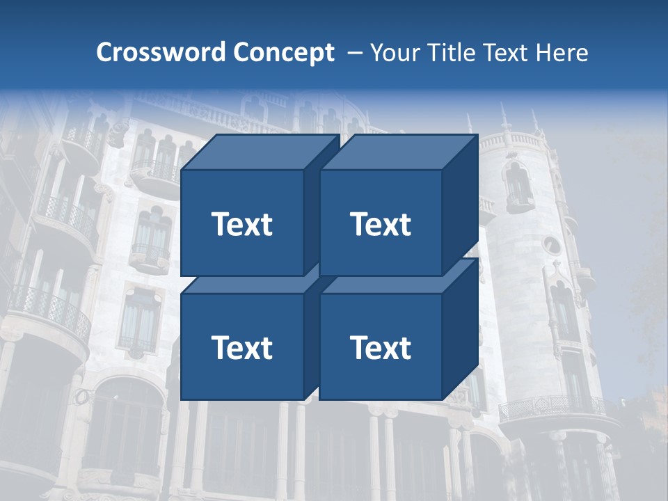 Vacation Center Spain PowerPoint Template