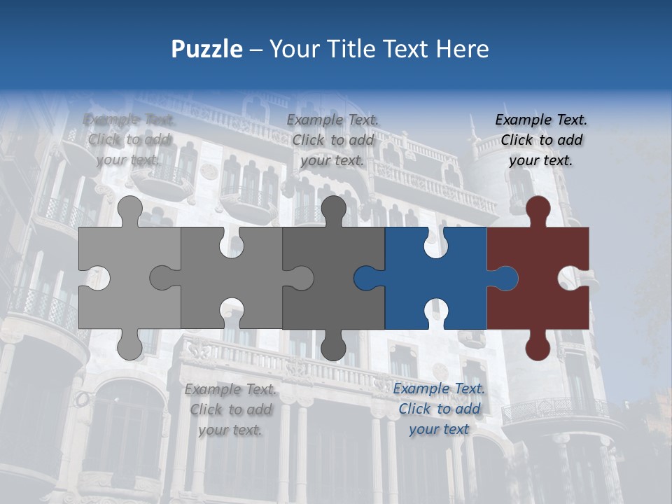 Vacation Center Spain PowerPoint Template