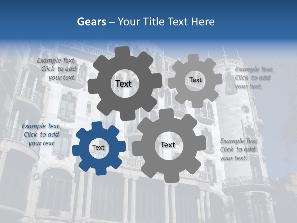 Vacation Center Spain PowerPoint Template