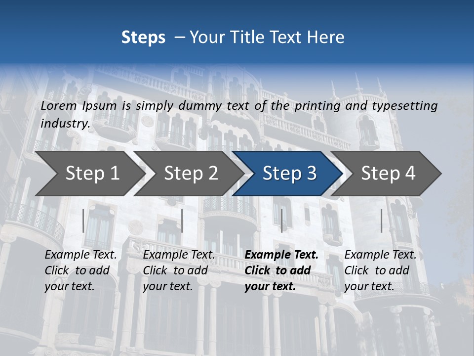 Vacation Center Spain PowerPoint Template