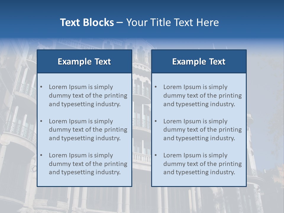 Vacation Center Spain PowerPoint Template