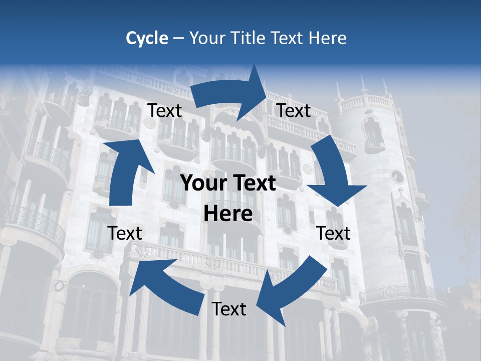 Vacation Center Spain PowerPoint Template