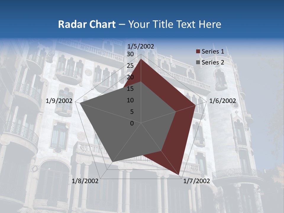Vacation Center Spain PowerPoint Template