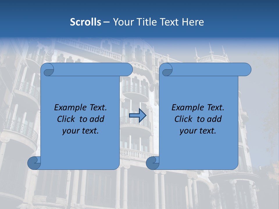 Vacation Center Spain PowerPoint Template