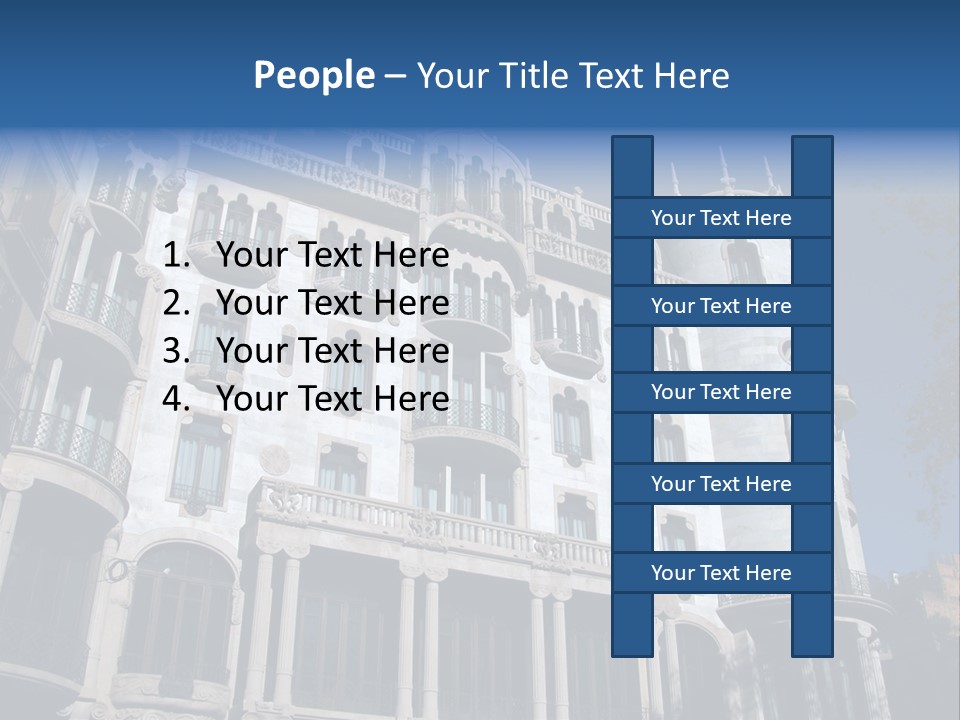 Vacation Center Spain PowerPoint Template
