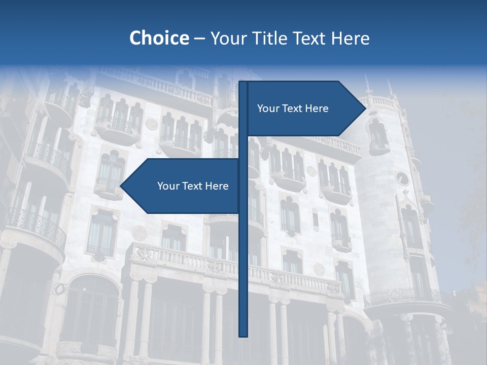 Vacation Center Spain PowerPoint Template